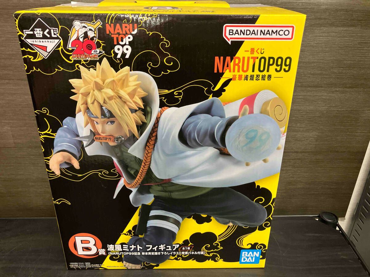 narutop99 一番くじ　B賞　波風ミナト　専用台座付き 波風ミナト 「一番くじ NARUTOP99 -豪華絢爛忍絵巻-」 B賞