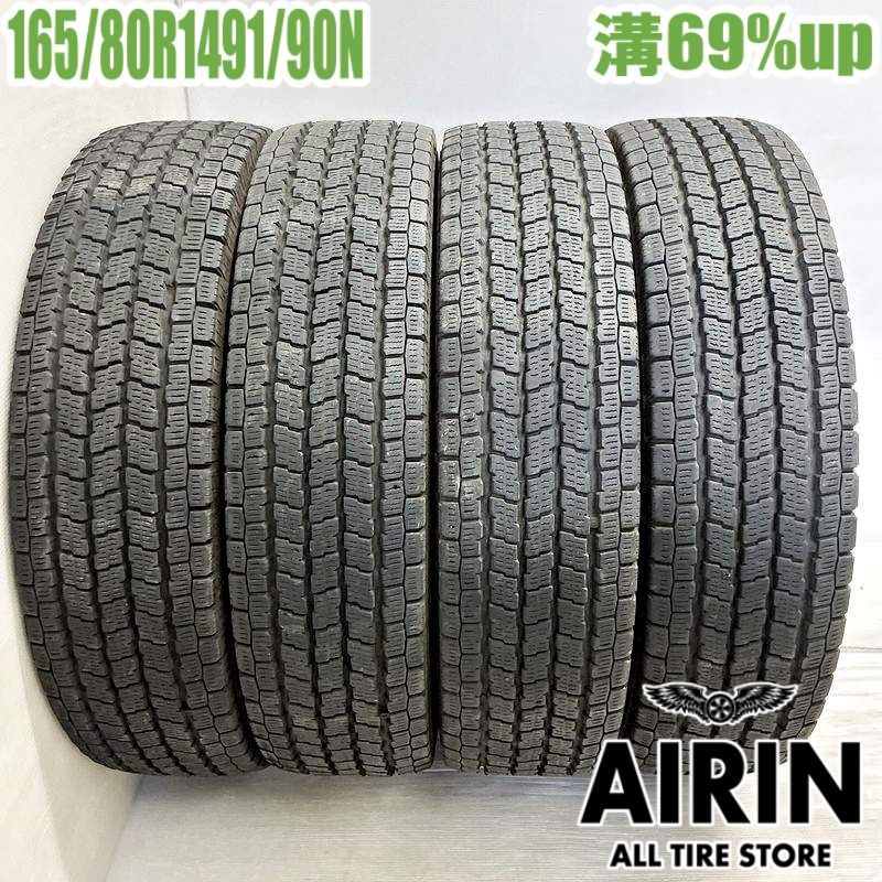 165|80R14 91|90N YOKOHAMA iceGUARD IG91 4本 スタッドレスタイヤ ヨコハマ アイスガード IG91 バネット ボンゴ デリカ などに タイヤ 14インチ