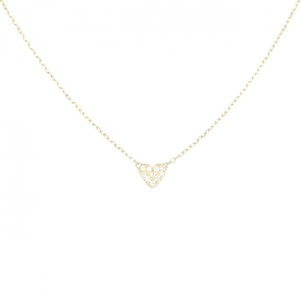 アーカー ハートパヴェ ネックレス 0.06CT