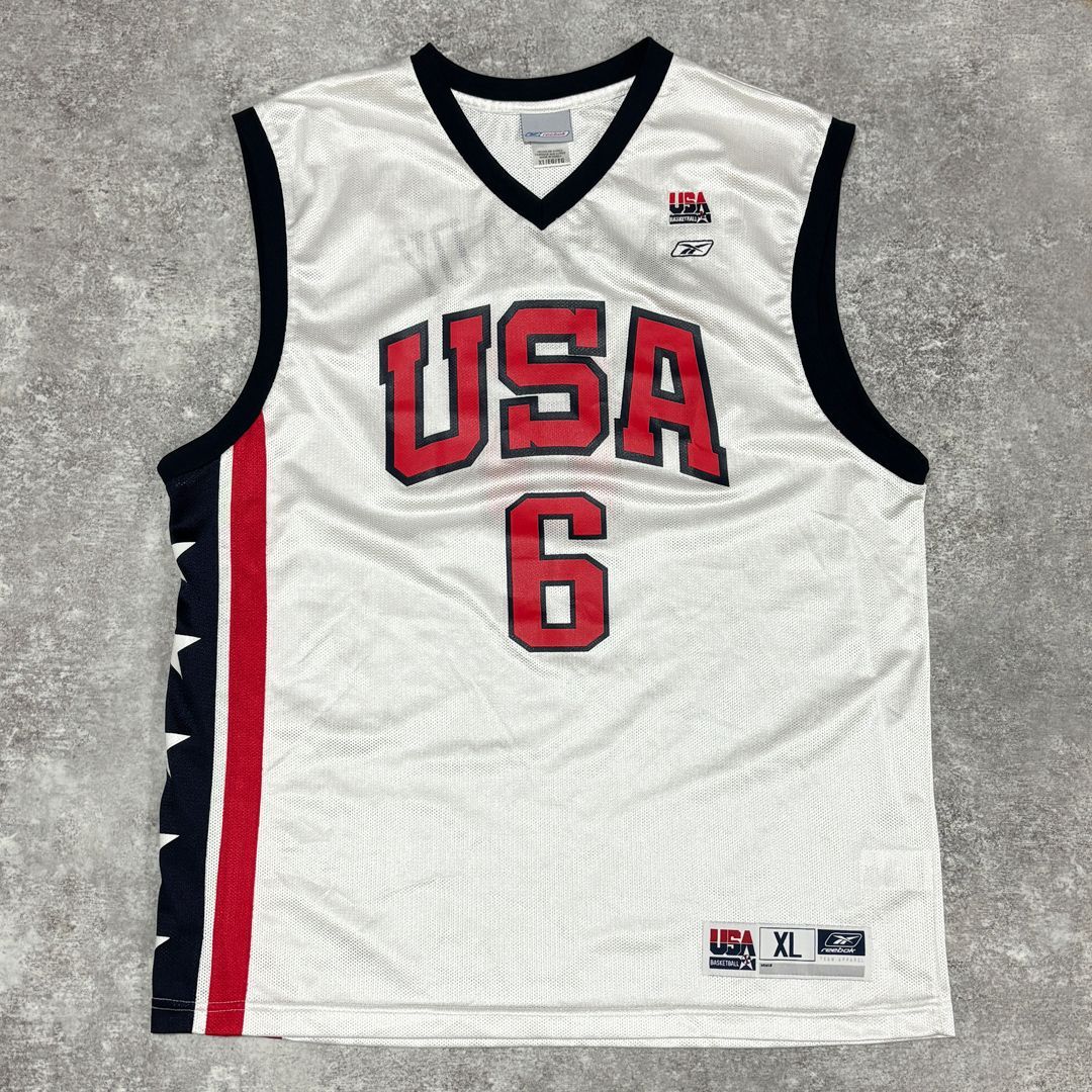 USA代表 トレイシー・マグレディ ユニフォーム Reebok ホワイト XL ジャージ NBA T-MAC バスケ 古着 アメリカ代表 - メルカリ