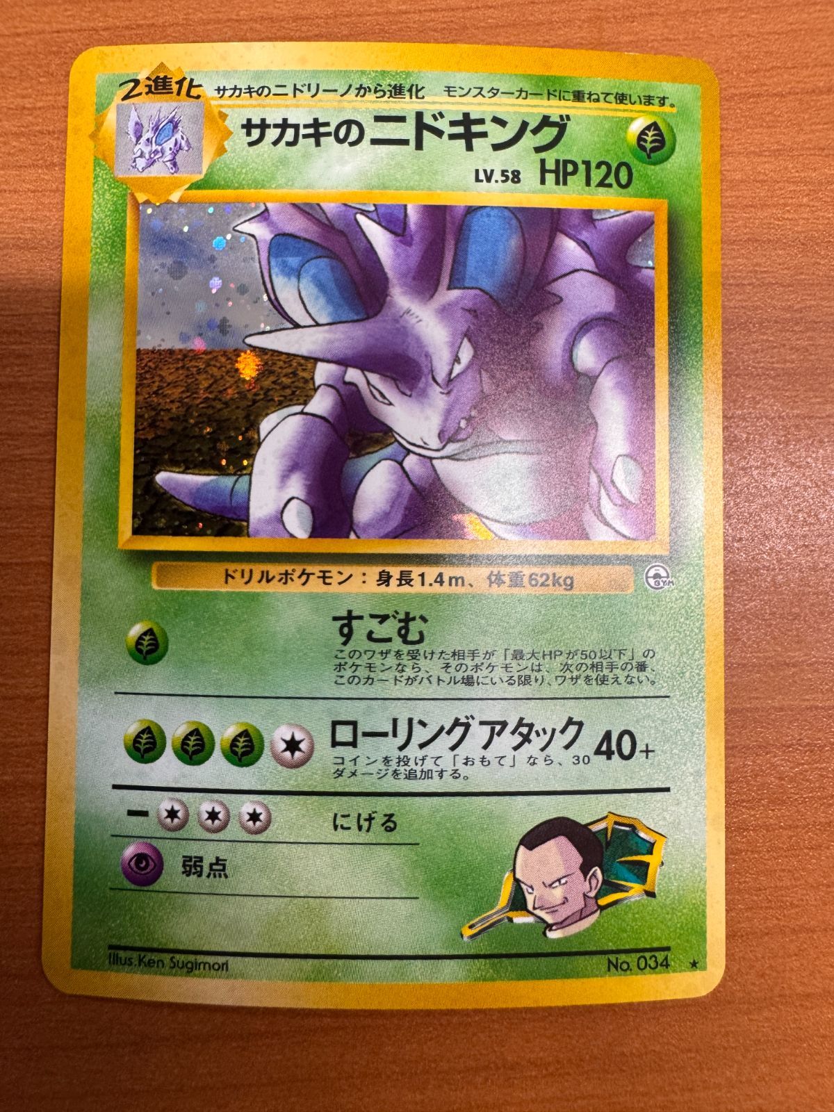 ☆旧裏【PSA10】 サカキのニドキング Lv.58 ポケモンカード ポケカ 状態C サカキのニドキング 旧裏 Lv.58 No.034 OPG2 ポケカ