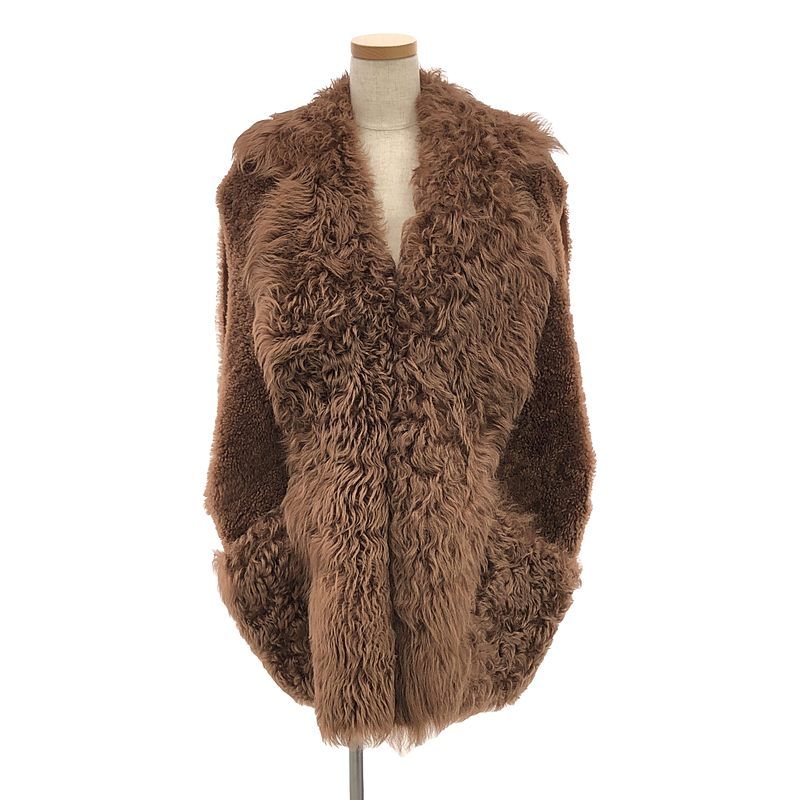 BLANCHA ブラウン毛皮ベスト BLANCHA ブラウン毛皮ベスト BLANCHA/ブランカ】 MOUTON VEST（ベスト