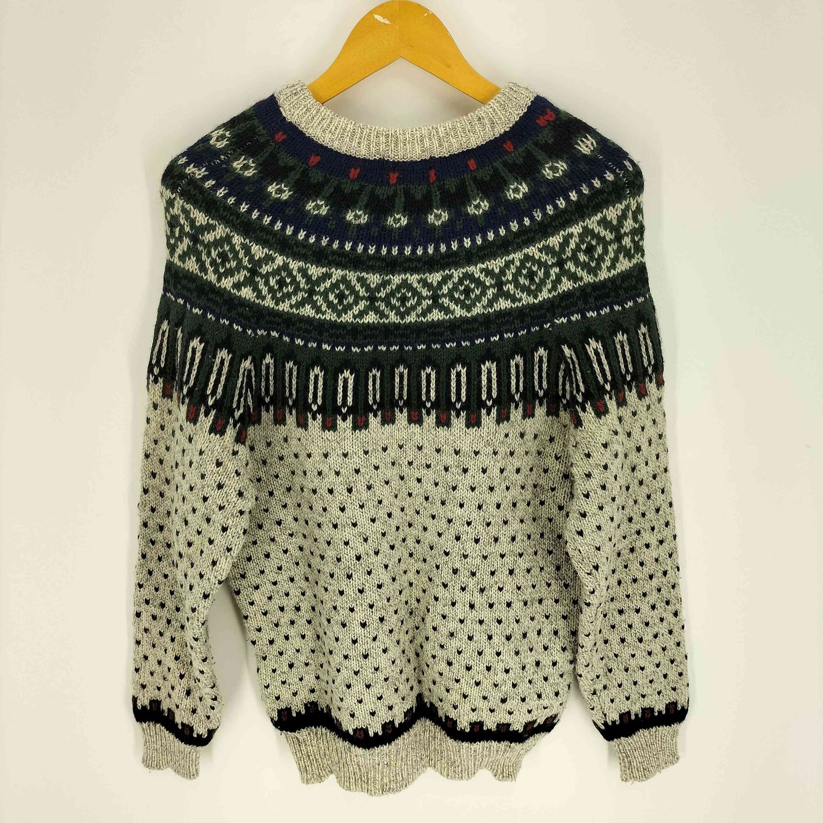 80s wool rich ウールリッチ　アヒル柄ニット　セーター 80s wool rich ウールリッチ アヒル柄ニット セーター