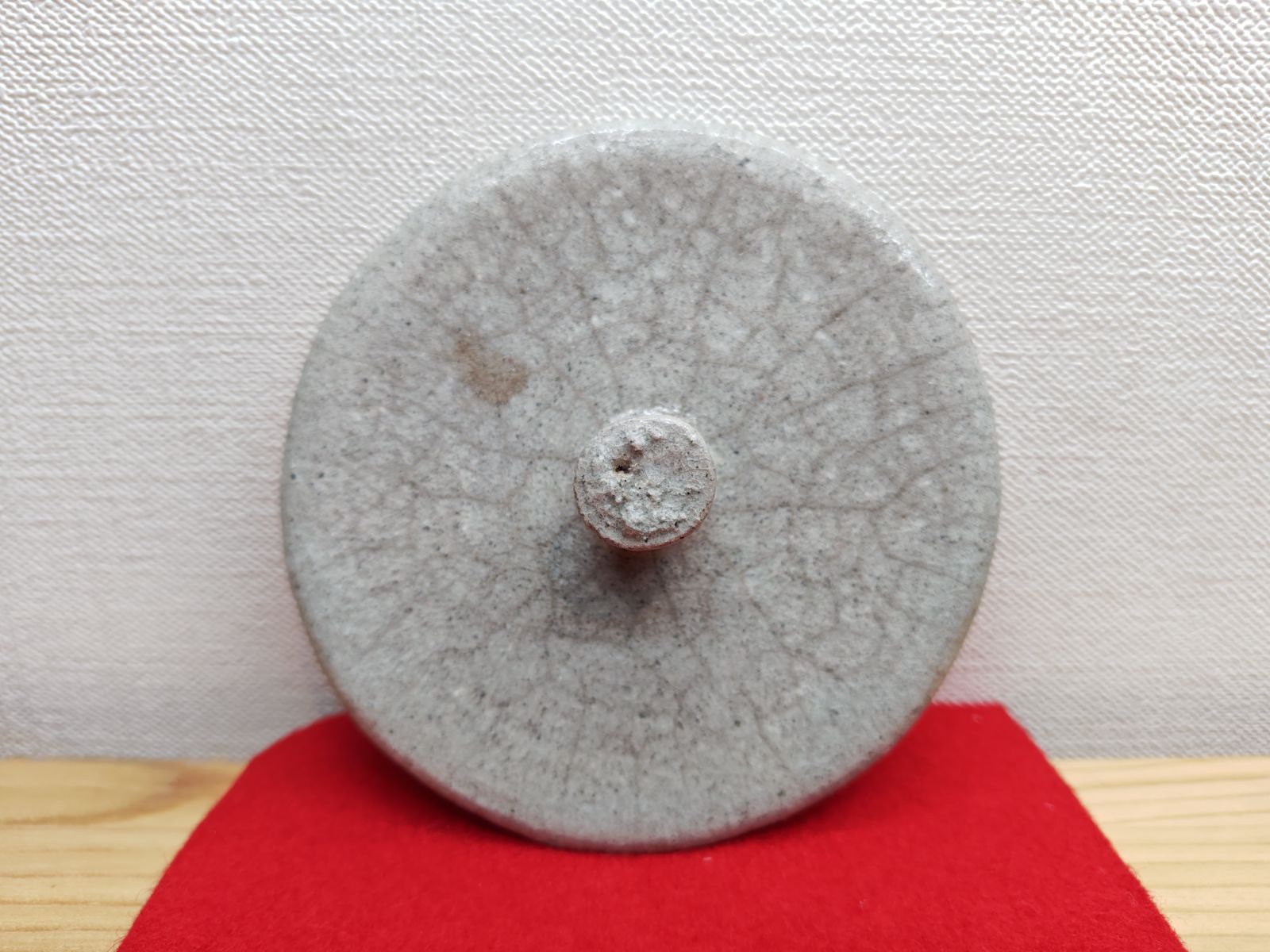 送料込【逢絢亭】茶道具 水壺 水指 常滑焼 芋頭水壺 宗偏流書付 作家物