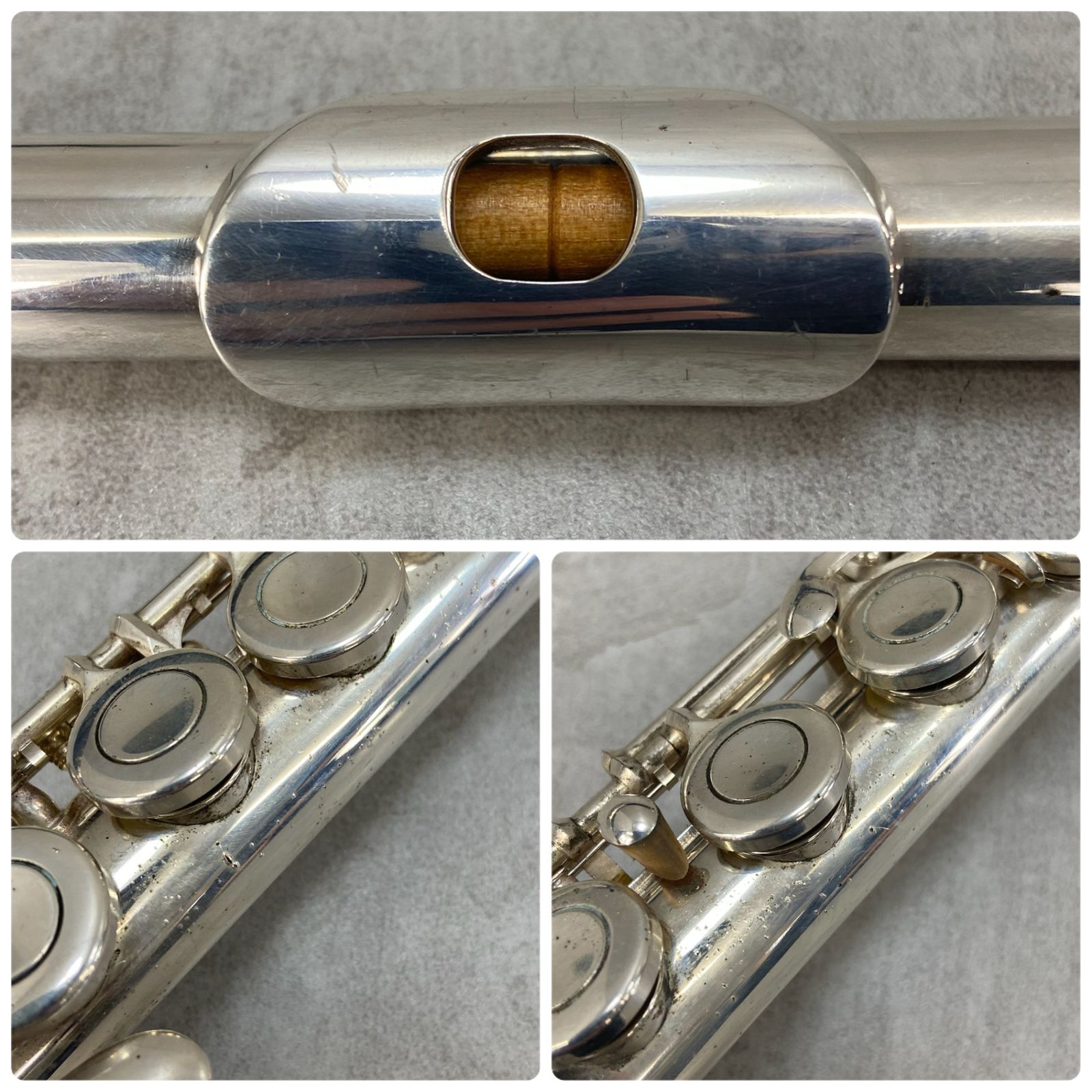 SANKYO　フルート ETUDE　Eメカニズム搭載 頭部管銀製　シルバー SANKYO フルート ETUDE Eメカニズム搭載 頭部管銀製 シルバー