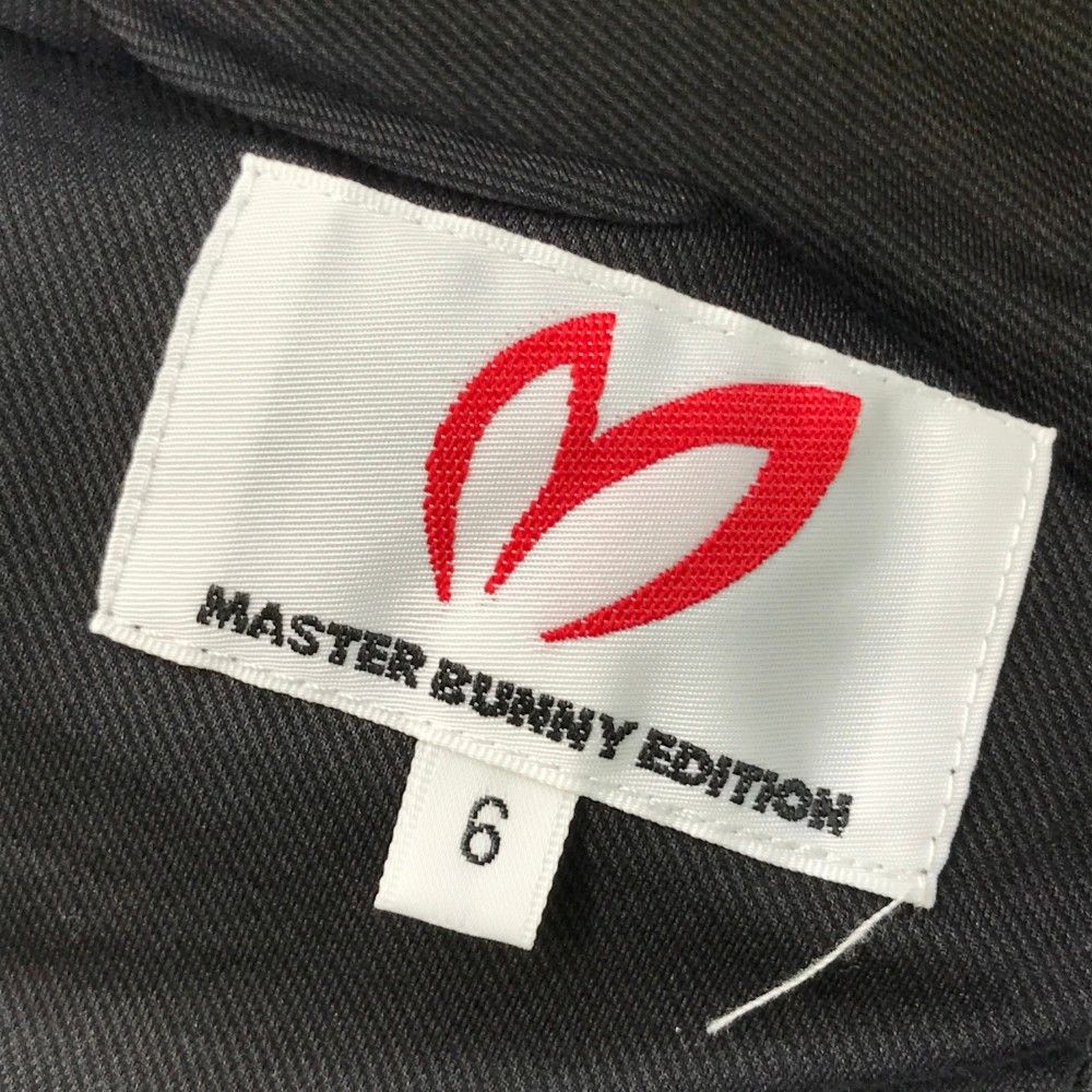 サイズ：6 MASTER BUNNY EDITION マスターバニーエディション  ジップジャケット  ブラック系 [240101435749] ゴルフウェア メンズ ストスト サイズ：6 MASTER BUNNY EDITION マスターバニーエディション