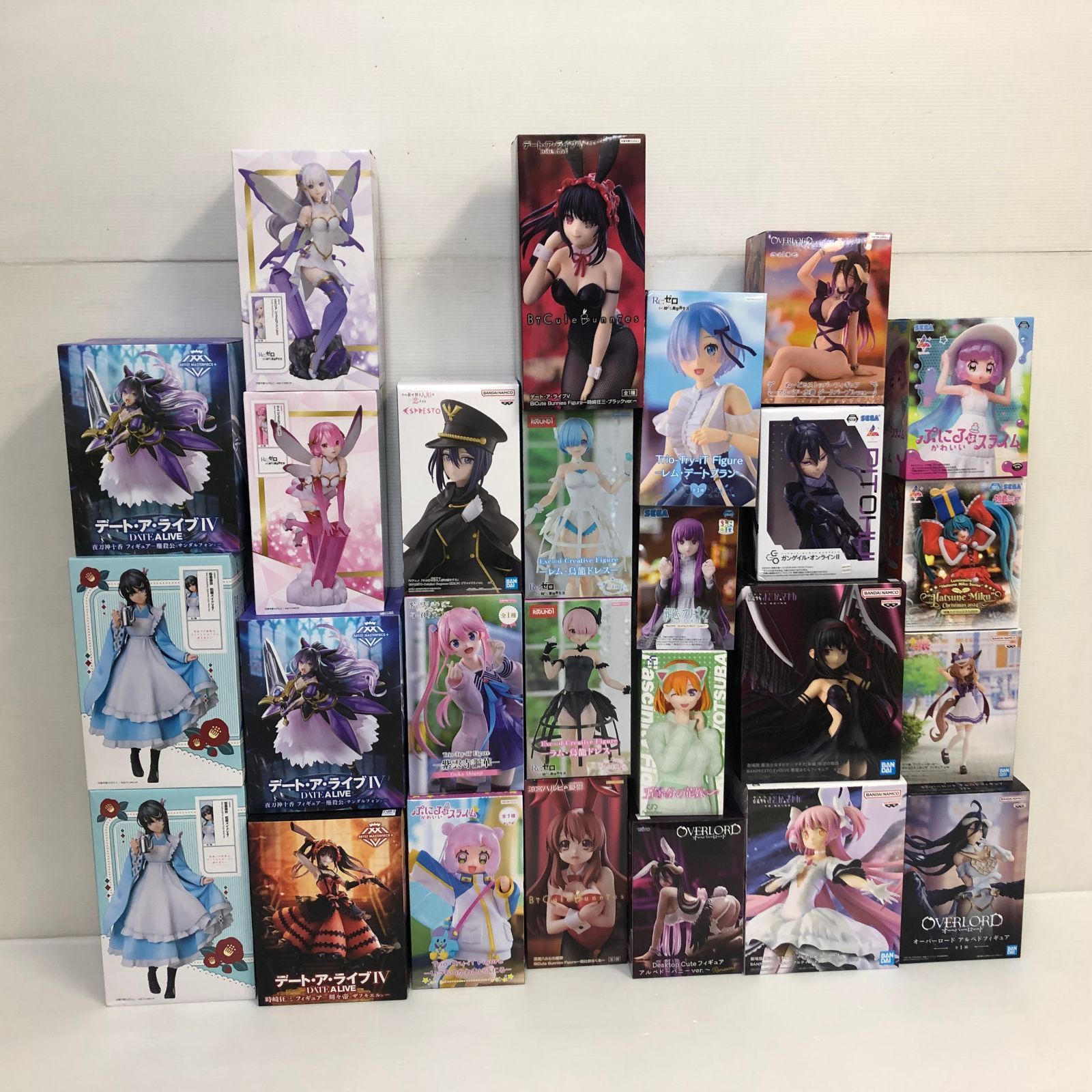 オーバーロード　デートアライブ　フィギュア　まとめ売り △【2個口発送】美少女 フィギュア まとめ オーバーロード