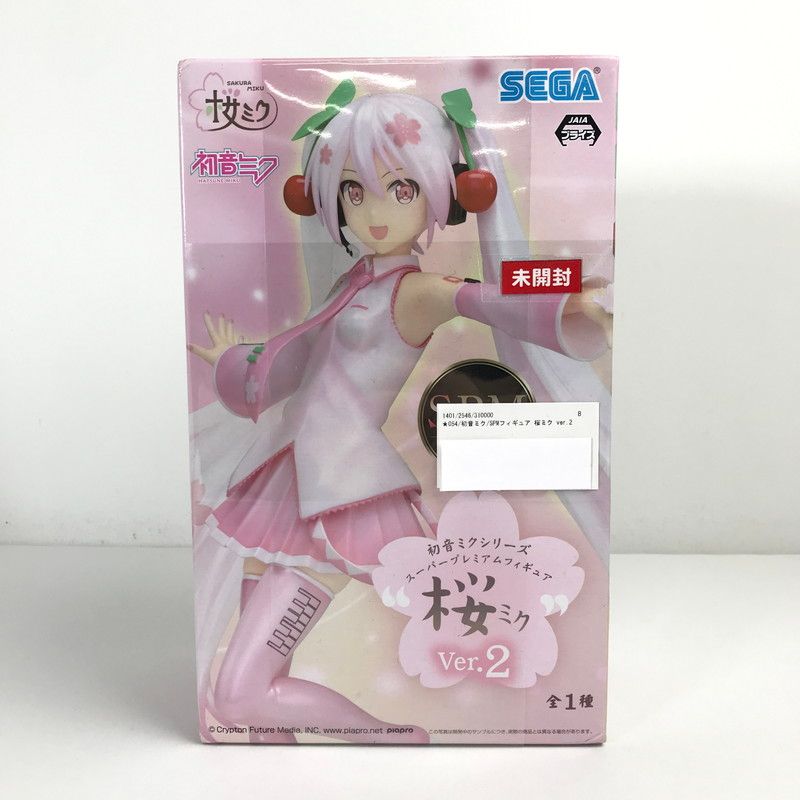 中古美品】 未開封 初音ミク SPMフィギュア 桜ミク ver.2 【054 中古美品】 未開封 初音ミク SPMフィギュア 桜ミク ver.2 【054