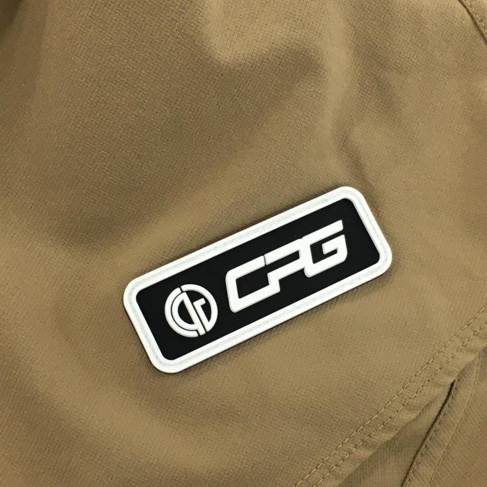 【超美品】CPG スカート ライトブラウン×黒 ウエストゴム ロゴ 内側インナーパンツ レディース 1(S) ゴルフウェア 2023年モデル CPG 超美品】CPG スカート ライトブラウン×黒 ウエストゴム ロゴ