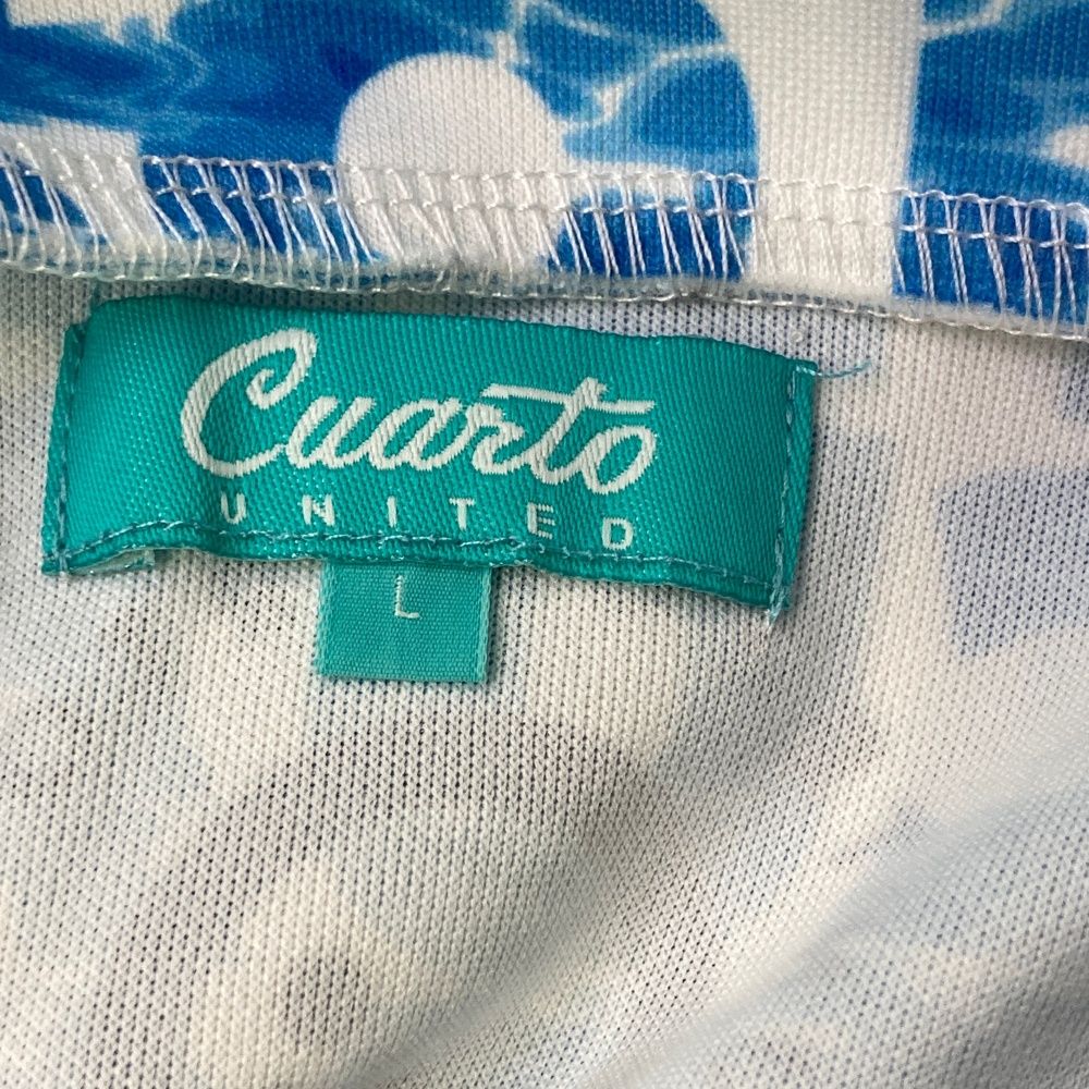 サイズ：L CUARTO UNITED クアルトユナイテッド ハーフジップ