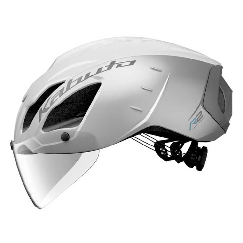 送料無料 ♥ 未開梱 オージーケーカブト 自転車用ヘルメット エアロ-R2TR AERO-R2TR XS|Sサイズ 54～56cm|マットホワイト AERO_R2_TR