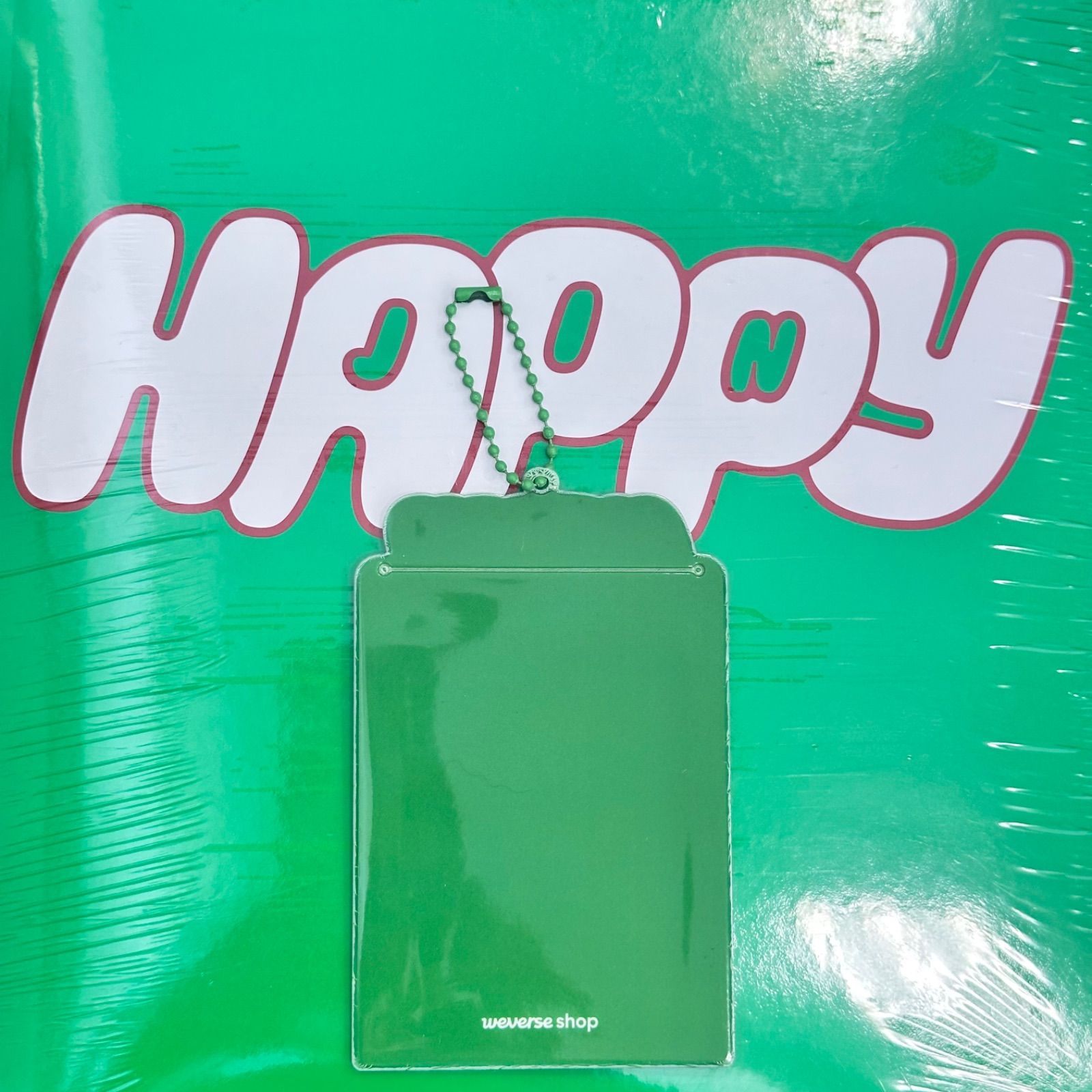 BTS JIN ジン HAPPY weverse 特典 フォトカードホルダー 赤 青