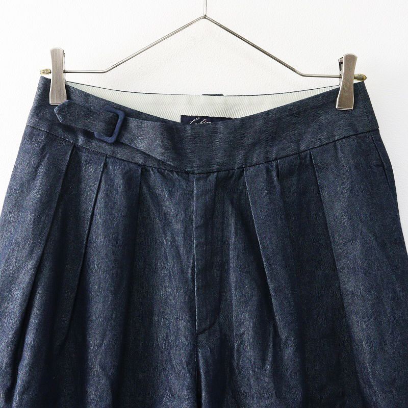 20|－×16|－ムラ糸ダンガリーワイドタックパンツ 2