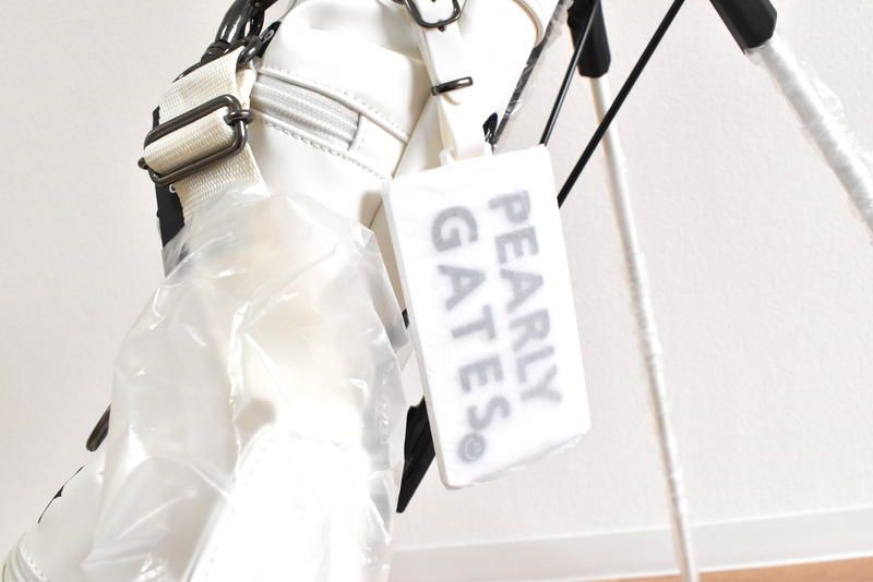 新品 PEARLY GATES ロゴ ワッペン セルフ スタンド ゴルフバッグ