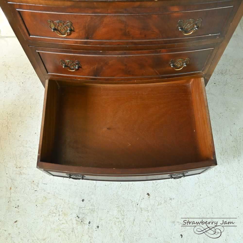 L3705-214 英国アンティーク チェスト 5段 引き出し 収納 タンス L3705