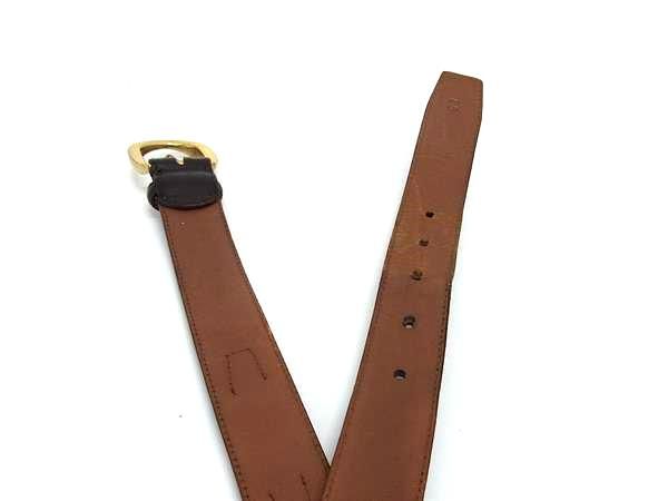 フェラガモ ハラコ ゴールド金具 ベルト レディース メンズ ブラウン Salvatore Ferragamo フェラガモ ヴァラ レザー ゴールド金具