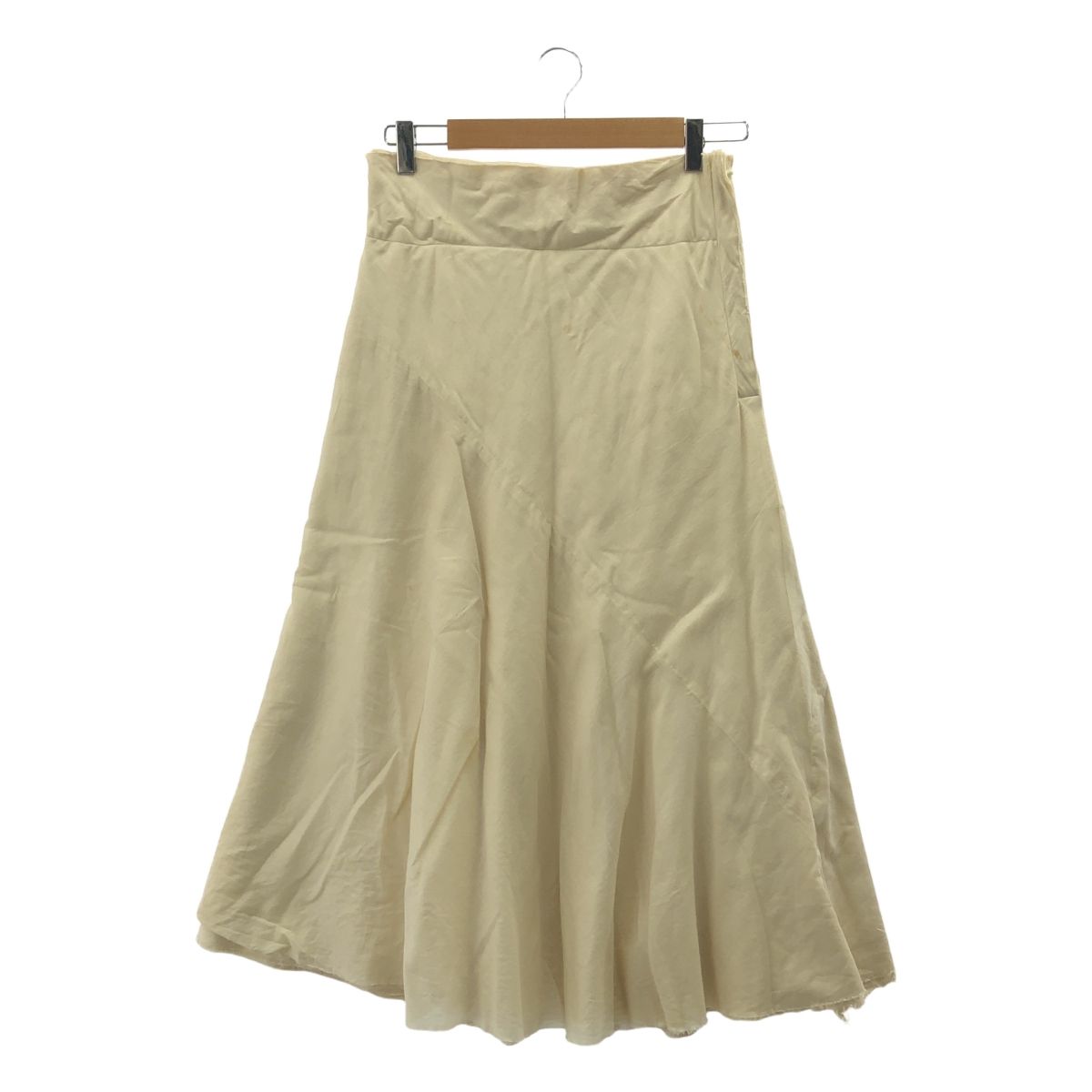 COMME des GARCONS | コムデギャルソン | AD1997 | 90s 10重断ち切り綿 フ ロングスカート | S | アイボリー | レディース