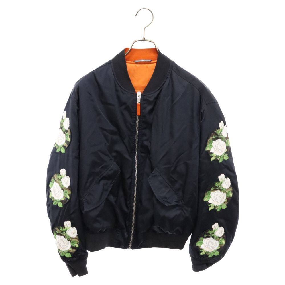 Dior HOMME (ディオールオム) 16SS 薔薇刺繍 MA-1 ジップアップ