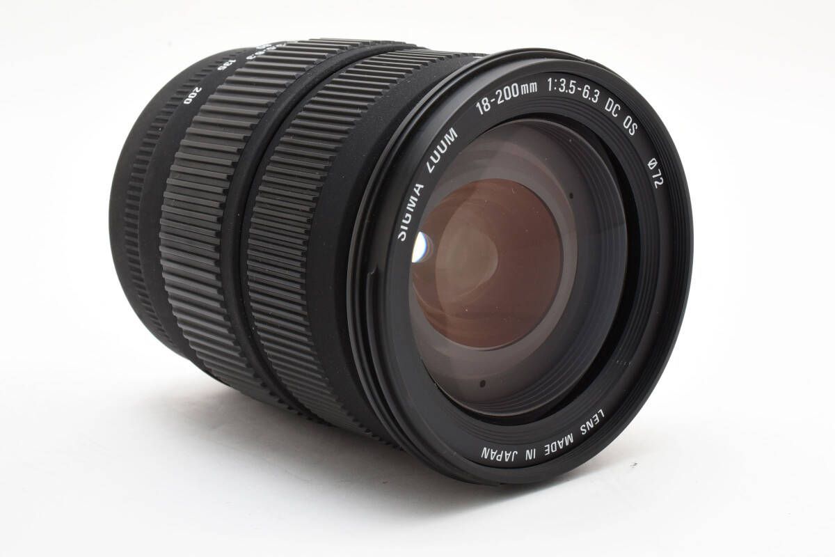 ☆外観美品☆シグマ SIGMA AF 18-200mm F3.5-6.3 DC OS キャノン