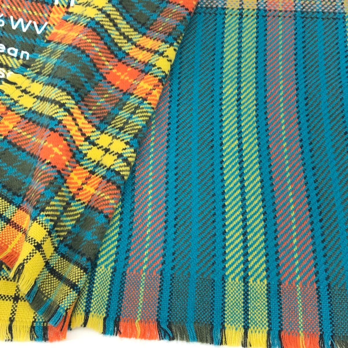 Emeansgreen Acne Studiosロゴチェックストール 秋冬大人気☆【Acne Studios】マルチチェックスカーフ/ 各色