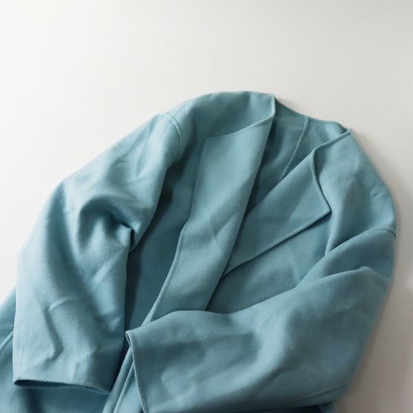 定価5.3万 大きいサイズ オンワード樫山 23区 ウールカシミヤリバー