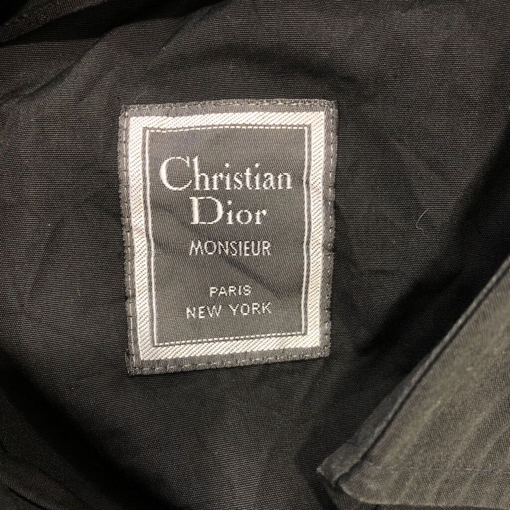 80年代 Christian Dior トレンチコートブラック (メンズ 44)