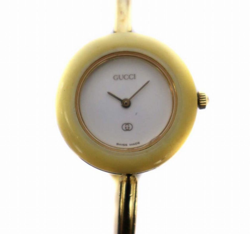 GUCCI グッチ腕時計　チェンジベゼル　ゴールド　ジャンク品 グッチ GUCCI ジャンク品 チェンジベゼル 腕時計 アナログ