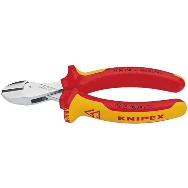 KNIPEX クニペックス ×-CUT 1000V絶縁コンパクトニッパー 全長160mm 7306-160