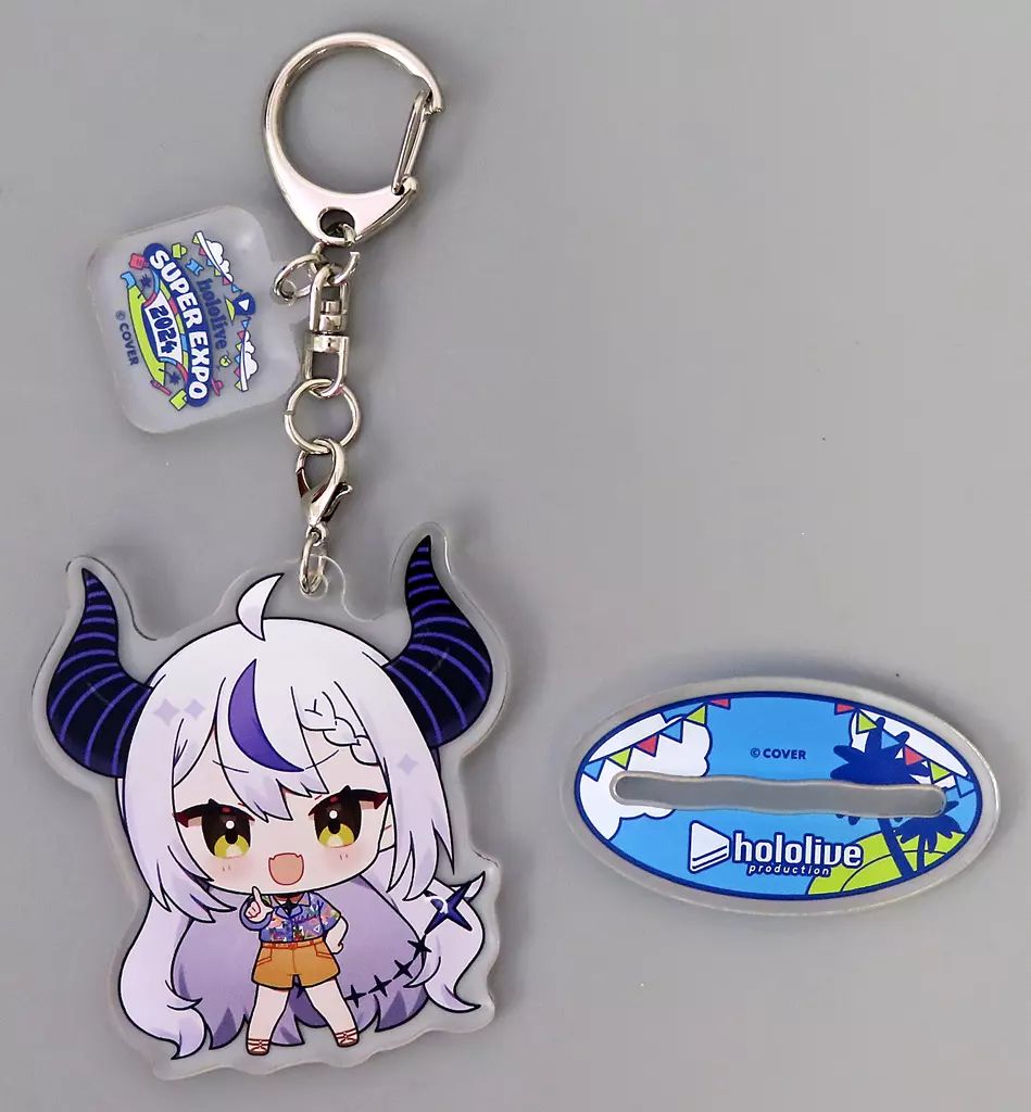 中古】キーホルダー ラプラス・ダークネス ミニキャラアクリルスタンド 