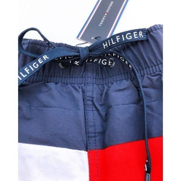 TOMMY HILFIGER ラージフラッグ スイムショーツ』夏のマストアイテム フラッグデザイン スイムパンツ : S,Mサイズ - メルカリ