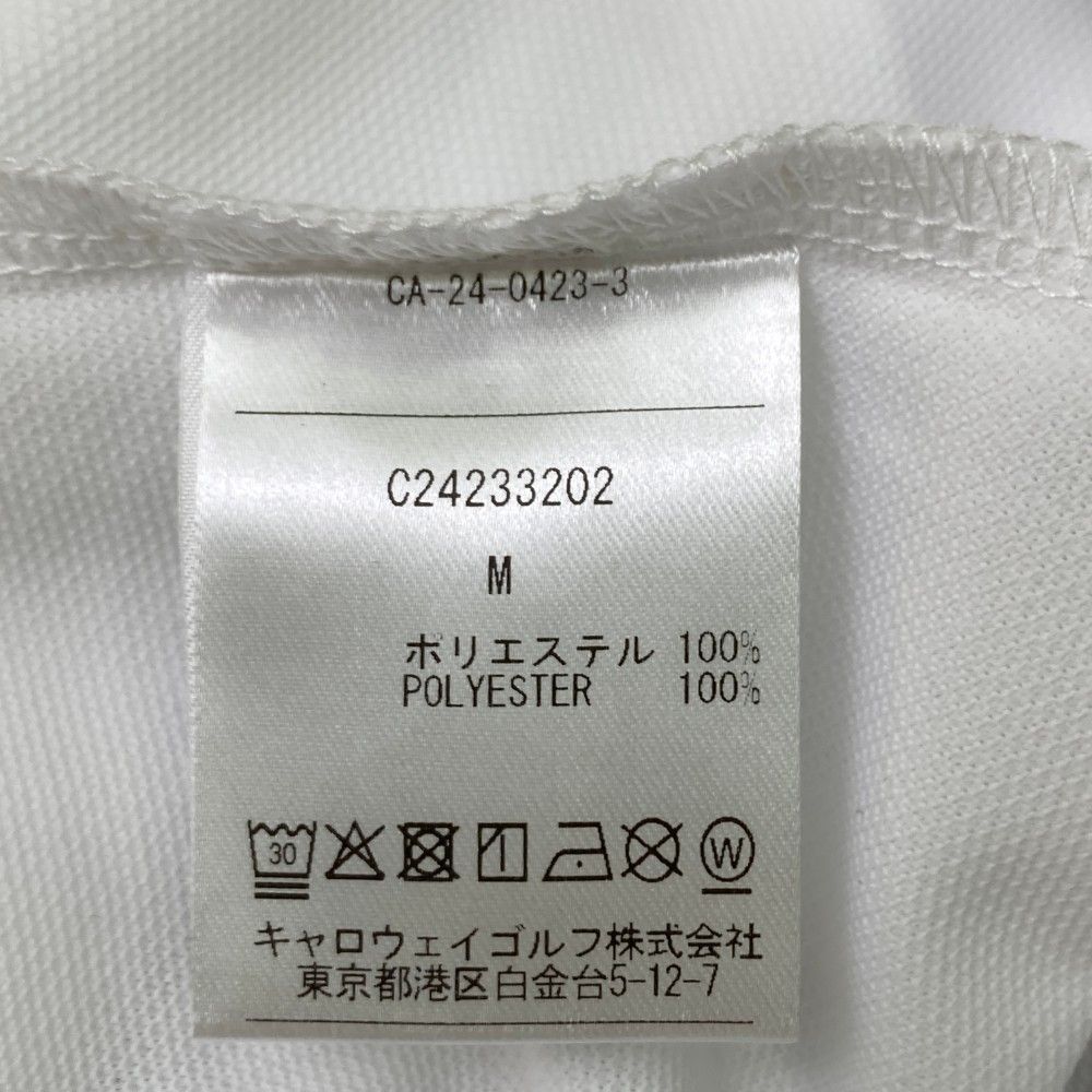 サイズ：M CALLAWAY キャロウェイ 2024年モデル 長袖ポロシャツ
