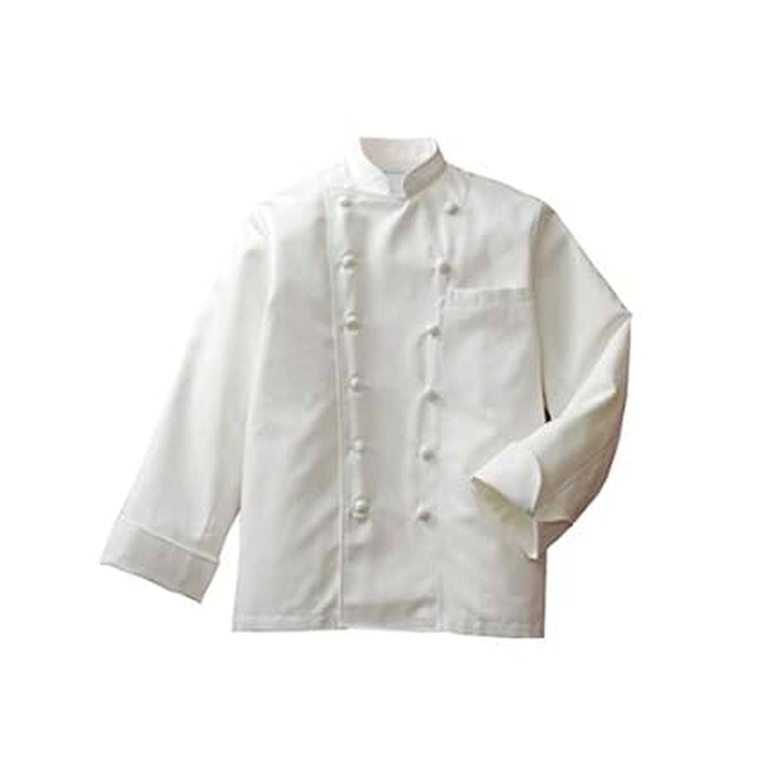 コックコート 兼用 長袖 S 6-701 シロ