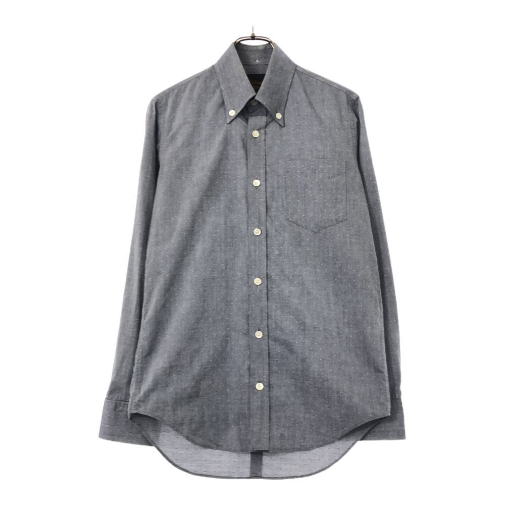 シャツ メンズ 長袖 総柄 日本製 Yシャツ ボタンダウンシャツ 柄シャツ GILMAC ゴルフウェア ユニセックス アベイシングエイプ 日本製 総柄 長袖 ボタンダウンシャツ M ホワイト