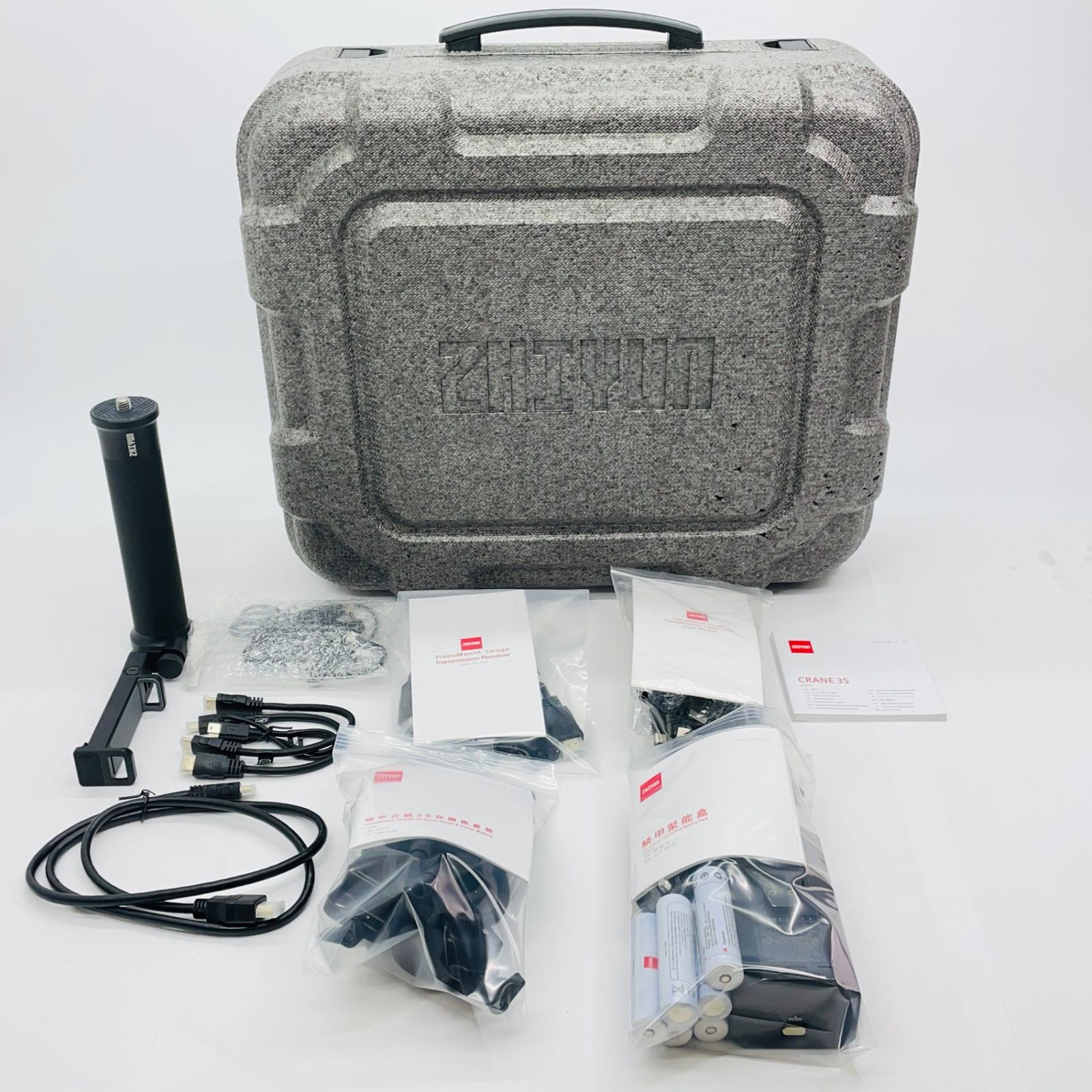 zhiyun CRANE 3S PRO 公式トランスミッター レシーバー フォーカスモーター バッテリーパック付属 C4510-140