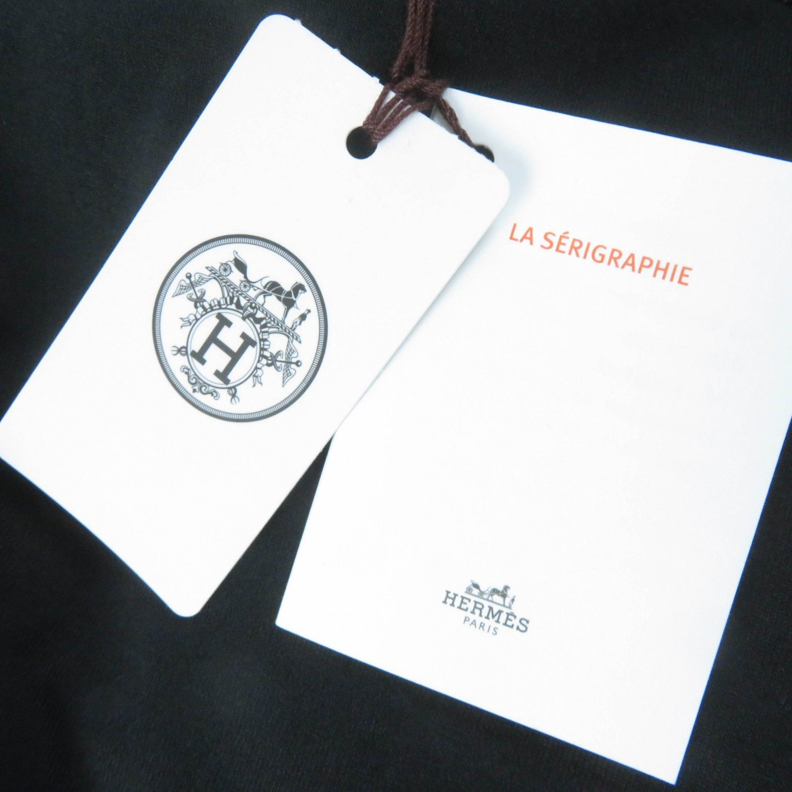未使用品☆HERMES エルメス 2024SS 4H4642DA コットン100％ 半袖Ｔシャツ ブラック 34 フランス製 正規品 レディース 00020083-4.jpg