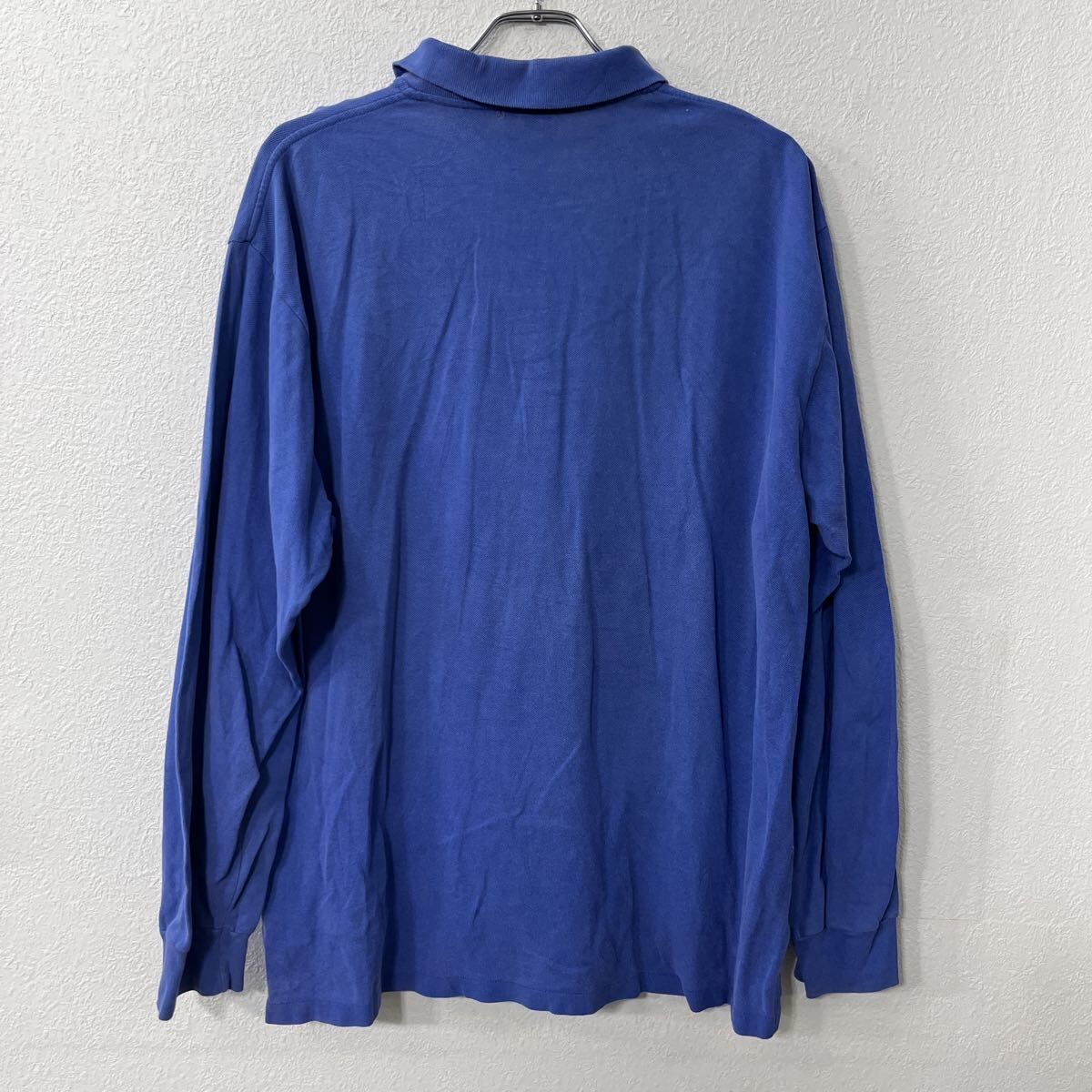 POLO RALPH LAUREN 長袖 ポロシャツ XL ブルー ポロ ラルフ