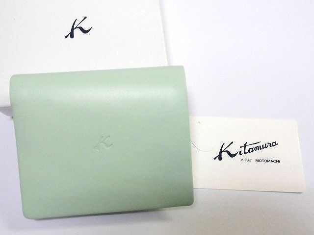 未使用！参考上代の40％OFF！！☆Kitamura/キタムラ☆ 二折財布 ライト