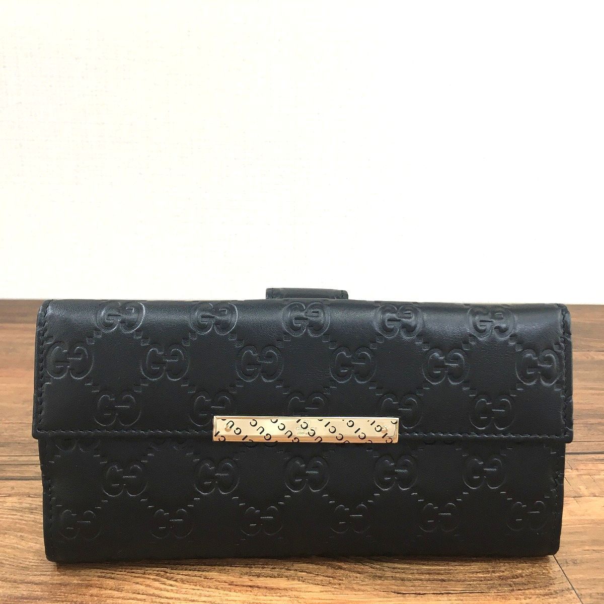 未使用品 GUCCI 長財布 112715 グッチシマ 141-