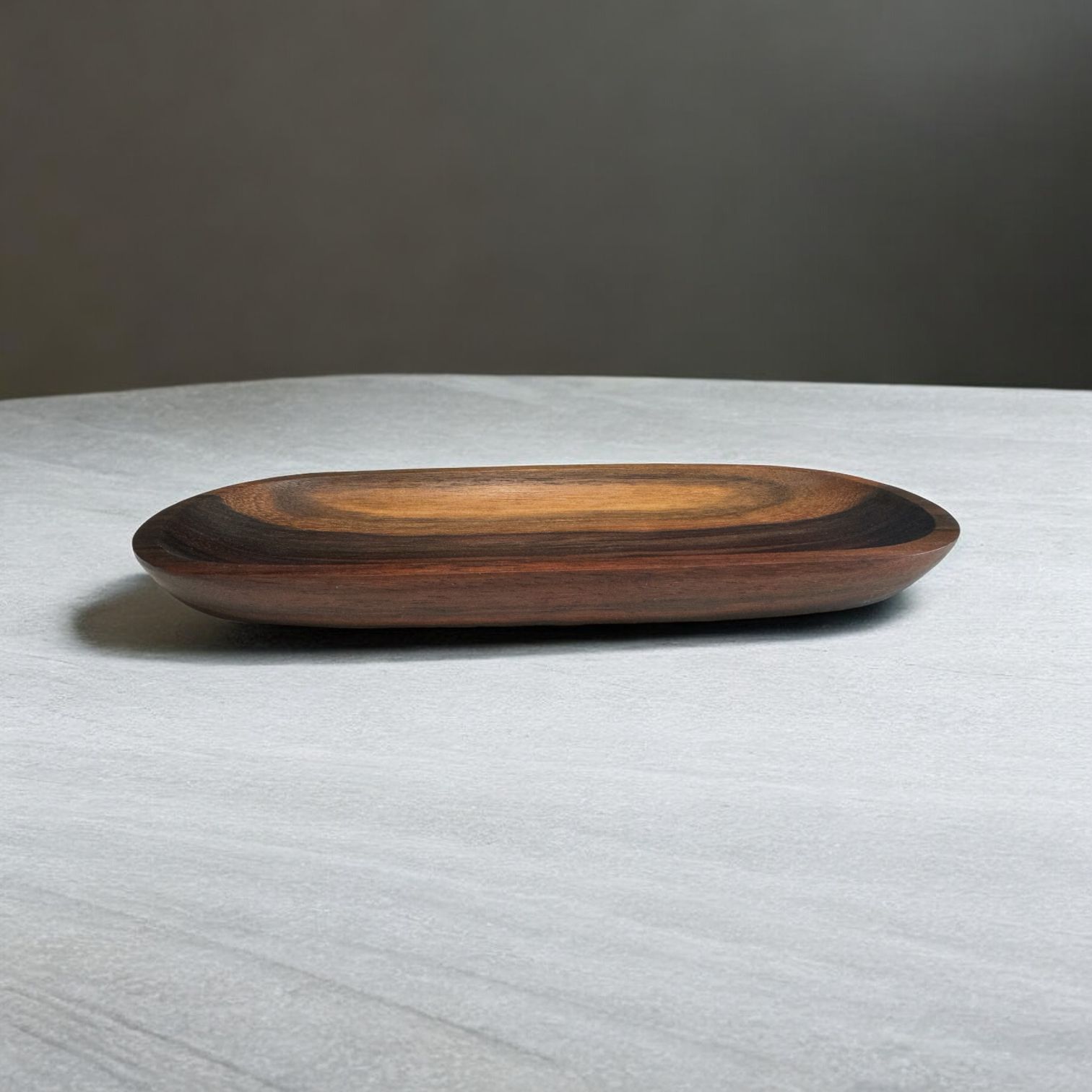 紫檀の受け皿、唐木