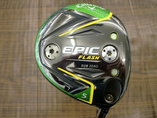 女性に人気！ 中古】 キャロウェイ フェアウェイウッド 5W SUBZERO FLASH EPIC クラブ