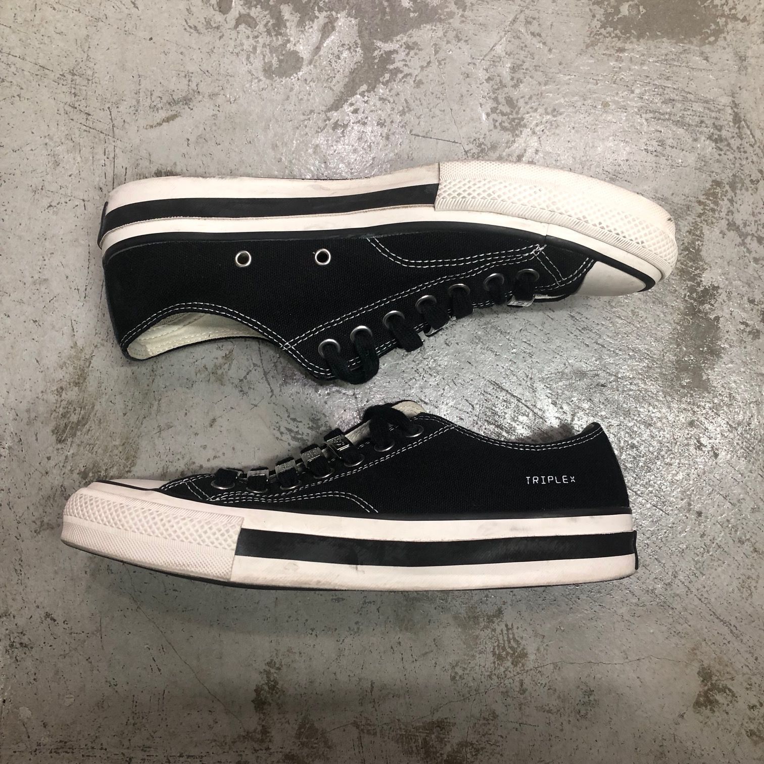 GOD SELECTION XXX CONVERSE ADDICT デュブレ付き キャンバス スニーカー GX-A24-CA-01 ゴッドセレクション  コンバースアディクト 27cm 75752A1 - メルカリ