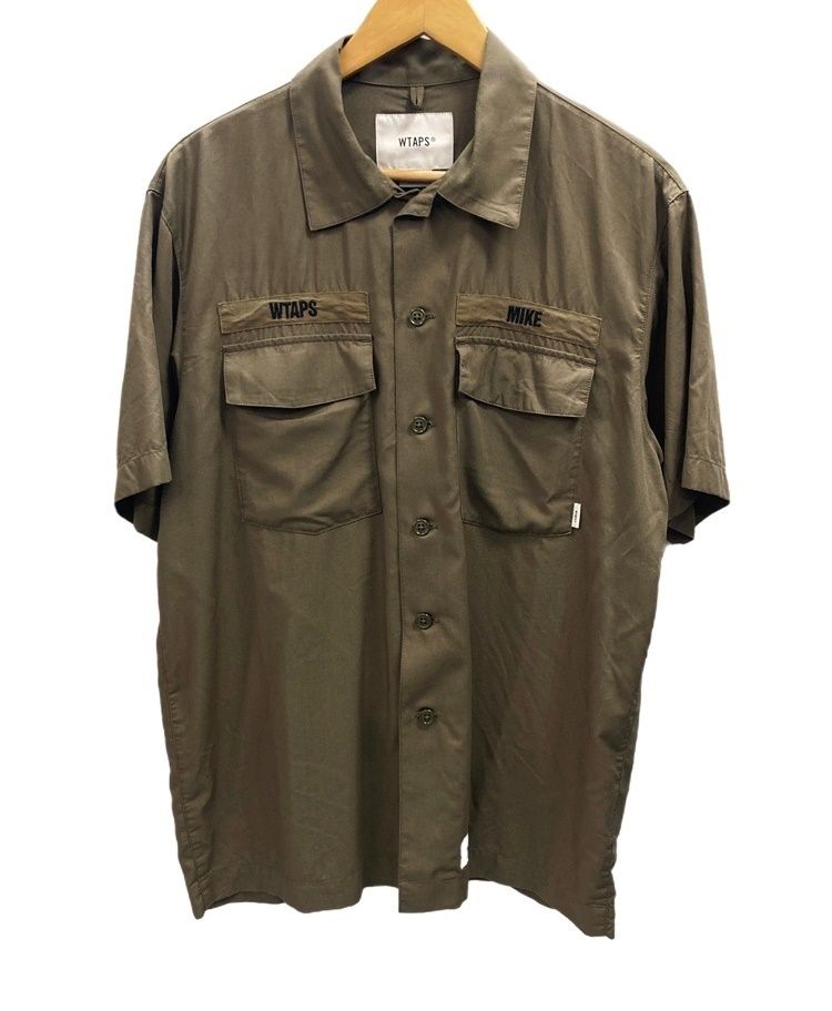 ころ　WTAPS BD 02 半袖シャツ オリーブドラブ M WTAPS BD 02 半袖シャツ オリーブドラブ - メルカリ