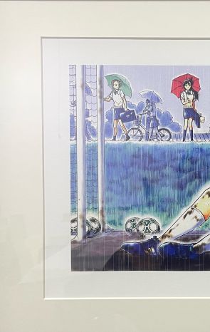 青山剛昌　直筆サインプリマグラフィ複製原画 小学館 - 限定20枚✨名探偵コナン プリマグラフィー 天空の難破