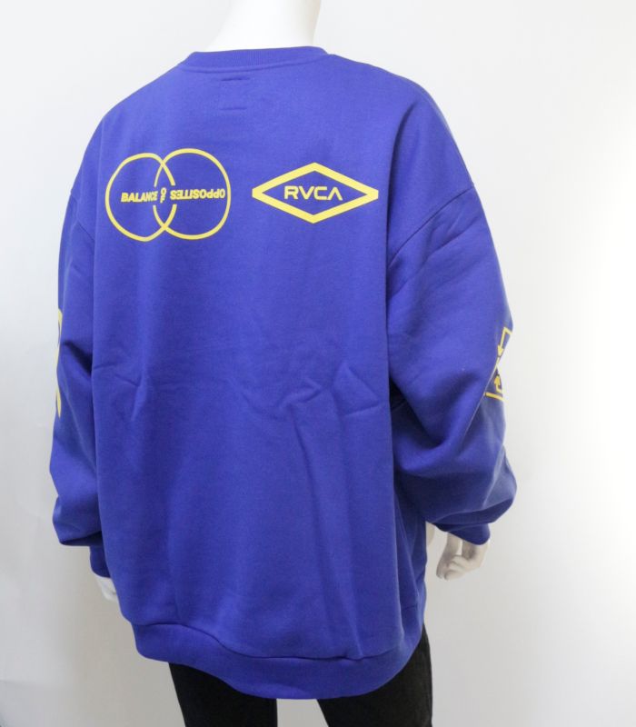 RVCA ルーカ STACKHOUSE CR トレーナー ユニセックス スウェット 長袖