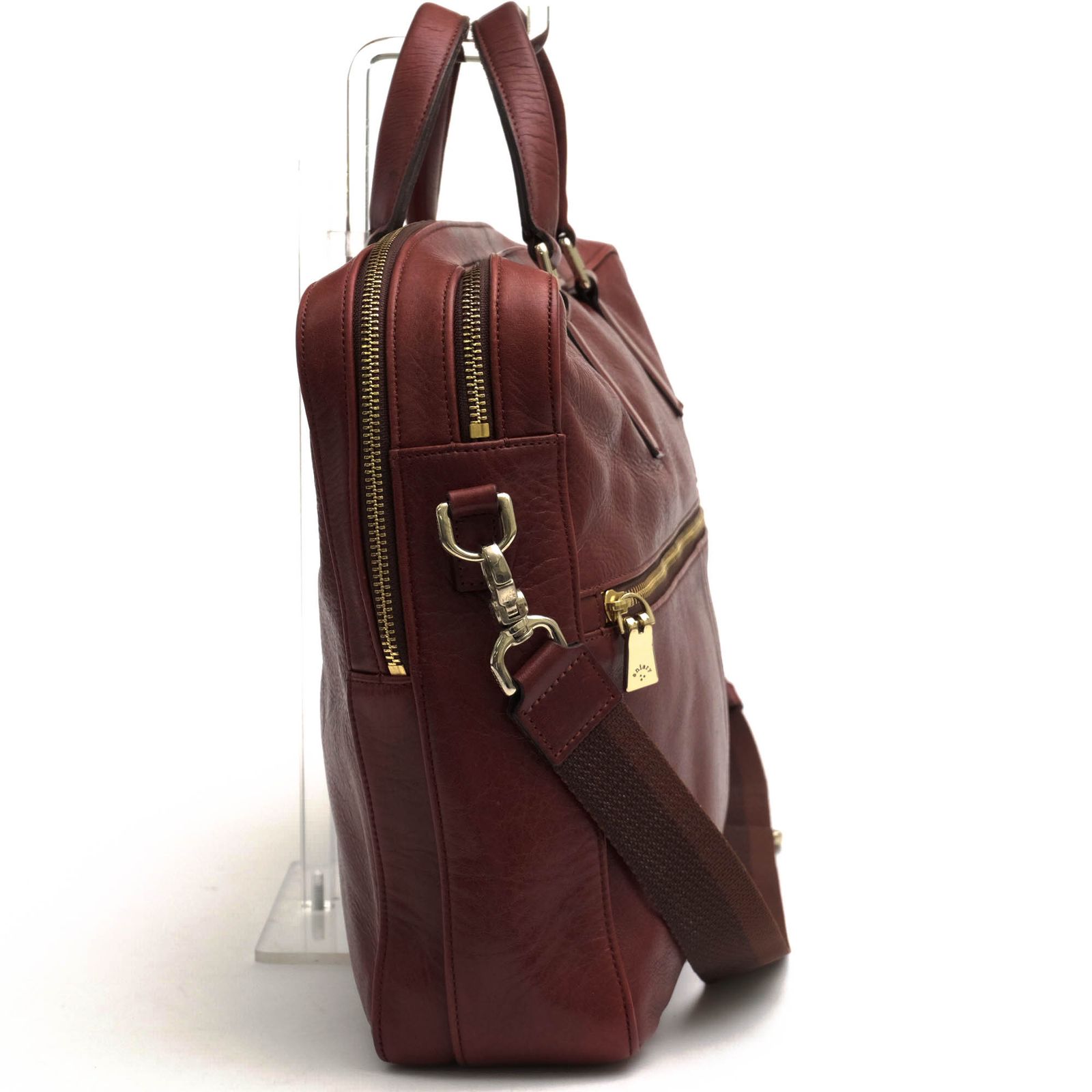 アニアリ レザー 2way トート ビジネス ショルダーバッグ ブラウン アニアリ レザー 2way トート ビジネス ショルダーバッグ ブラウン