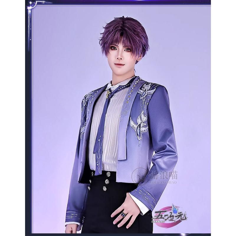 お早めにどうぞ！ 新発売 五次元 恋と深空 ホムラ 果てしなき海に沈む コスプレ 衣装 ウィッグ 追加可 CS09019BJ ハロウィン 【品質保証書】