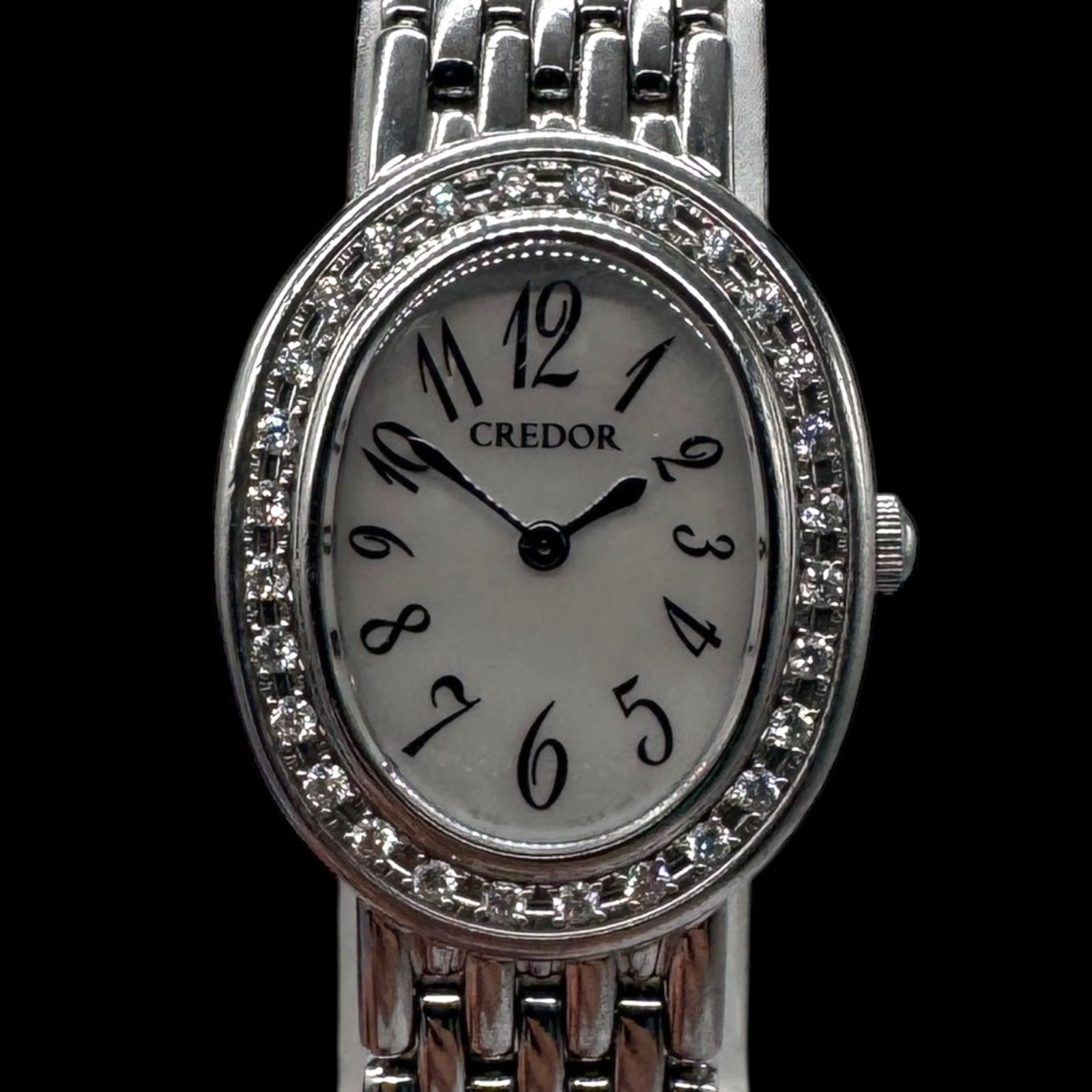 稼働 美品 SEIKO セイコー CREDOR クレドール シグノ ダイヤベゼル