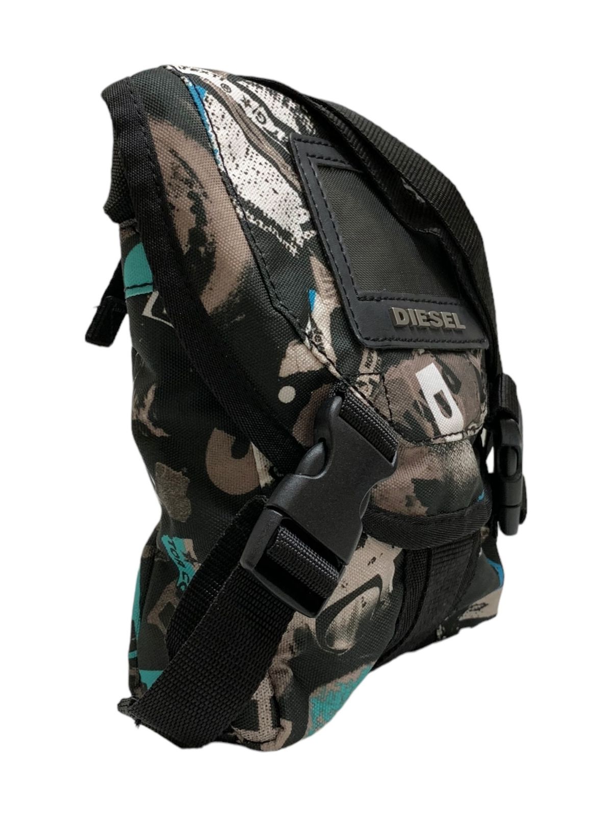 DIESEL (ディーゼル) ショルダーポーチ バッグ 総柄 ナイロン ユニ