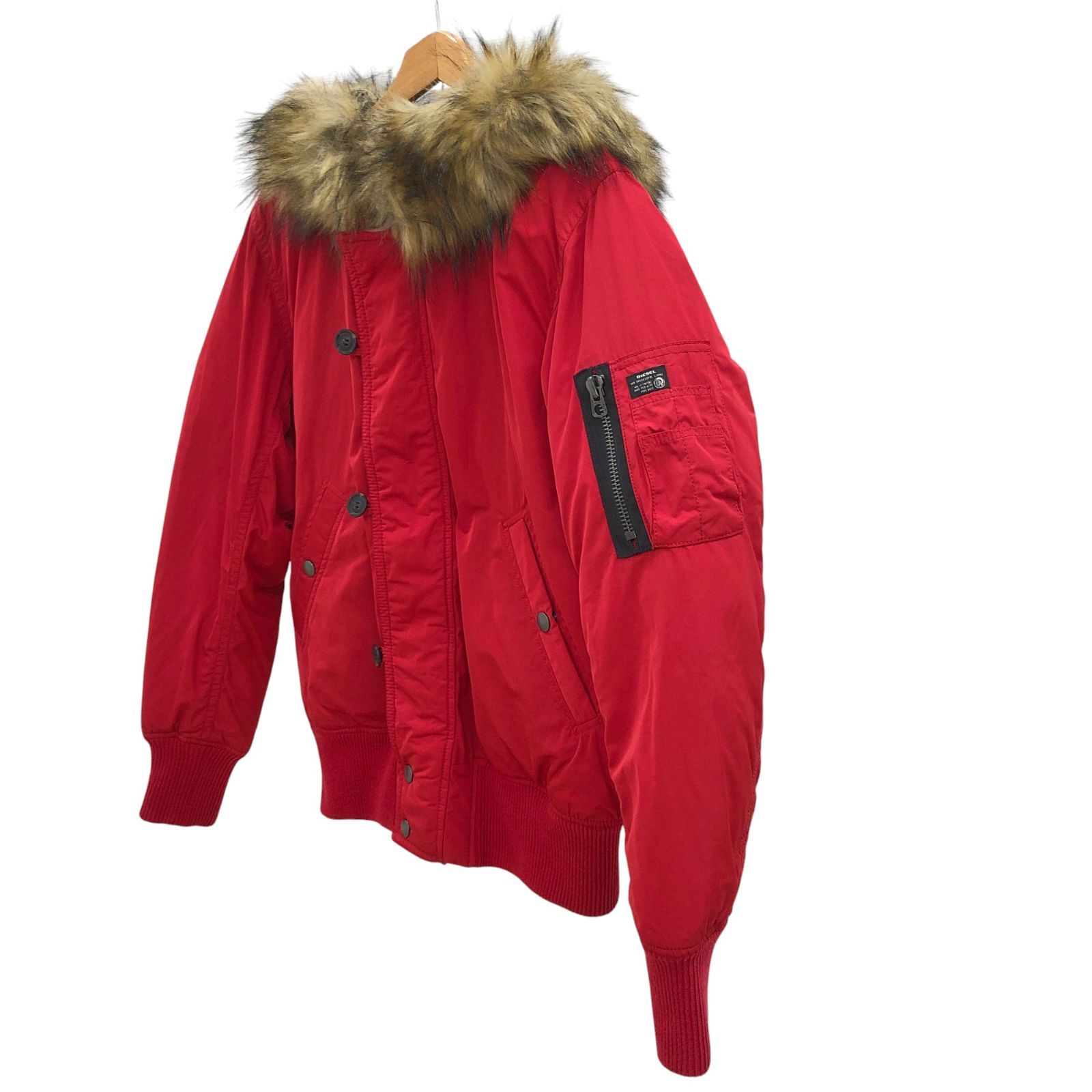 Z1463【美品】DIESEL ディーゼル N-2B フライトジャケット フード