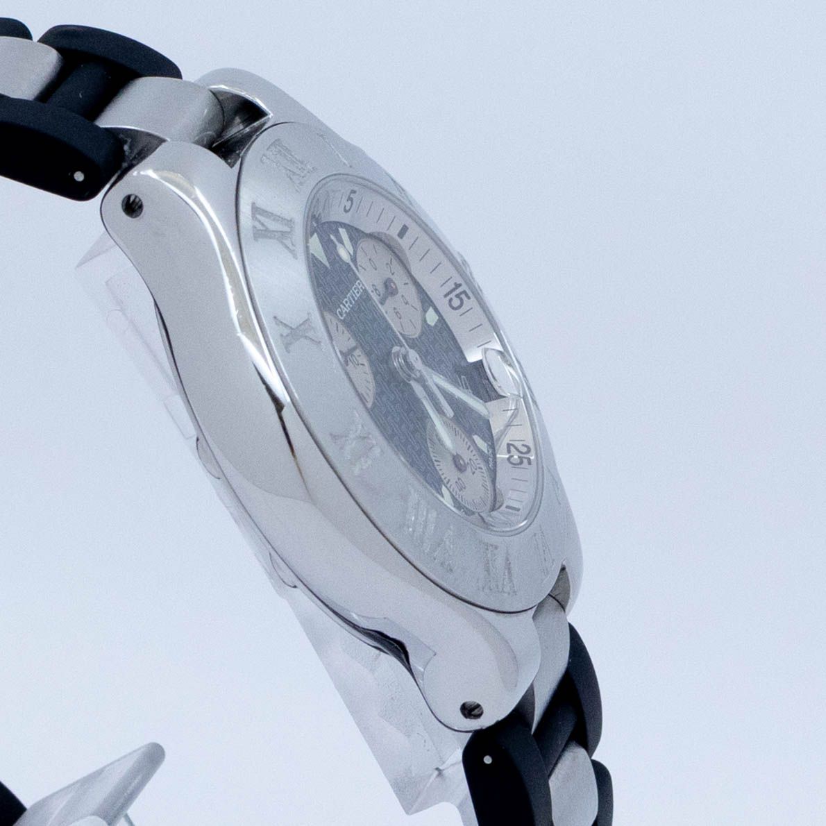 カルティエ Cartier クロノスカフ Must de 21 クォーツ 腕時計 メンズ ユニセックス 黒